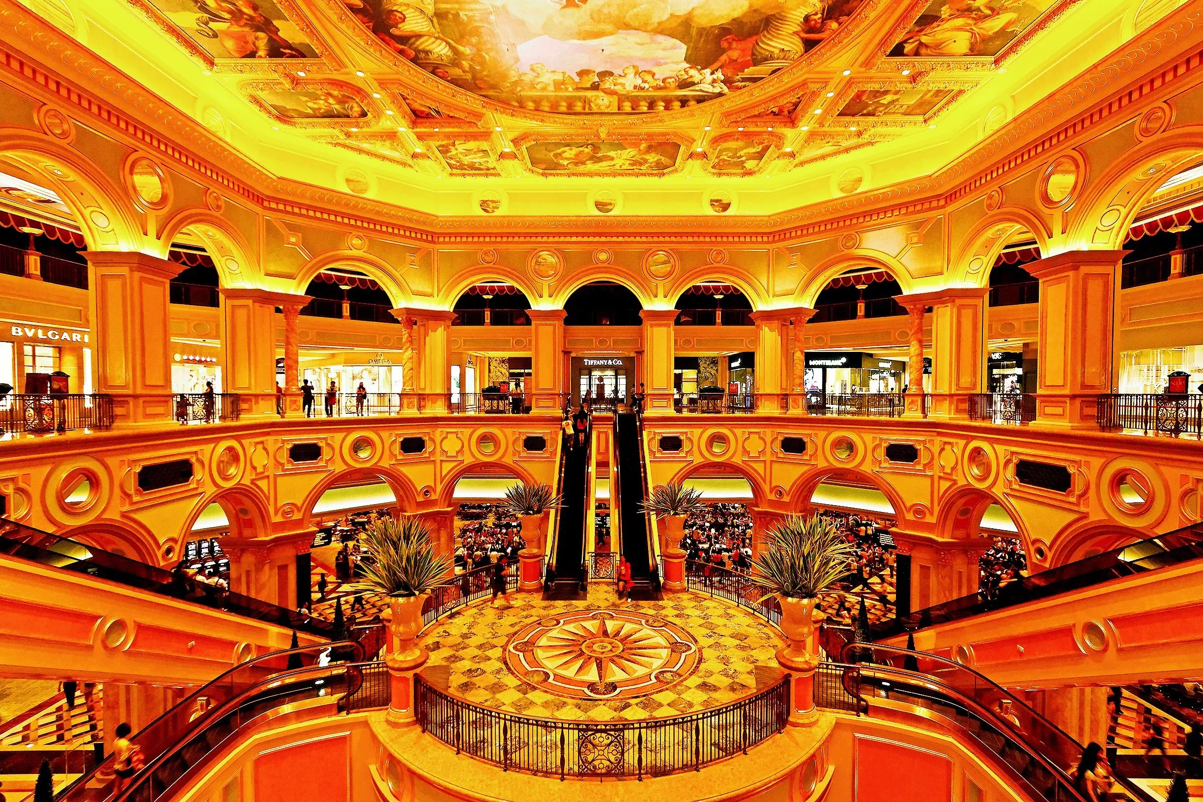 澳门赌场大厅实景